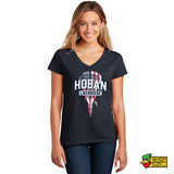 Hoban Lacrosse Ladies V-Neck T-Shirt