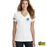 Elbert County Cattlemens Assoc Ladies V-Neck T-Shirt