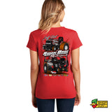 Runin Bare Motorsports Ladies V-Neck T-Shirt