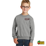 Runin Bare Motorsports Youth Crewneck Sweatshirt