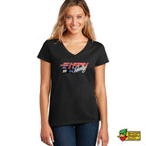 JT Horn Racing Ladies V-Neck T-Shirt