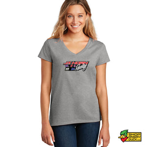 JT Horn Racing Ladies V-Neck T-Shirt