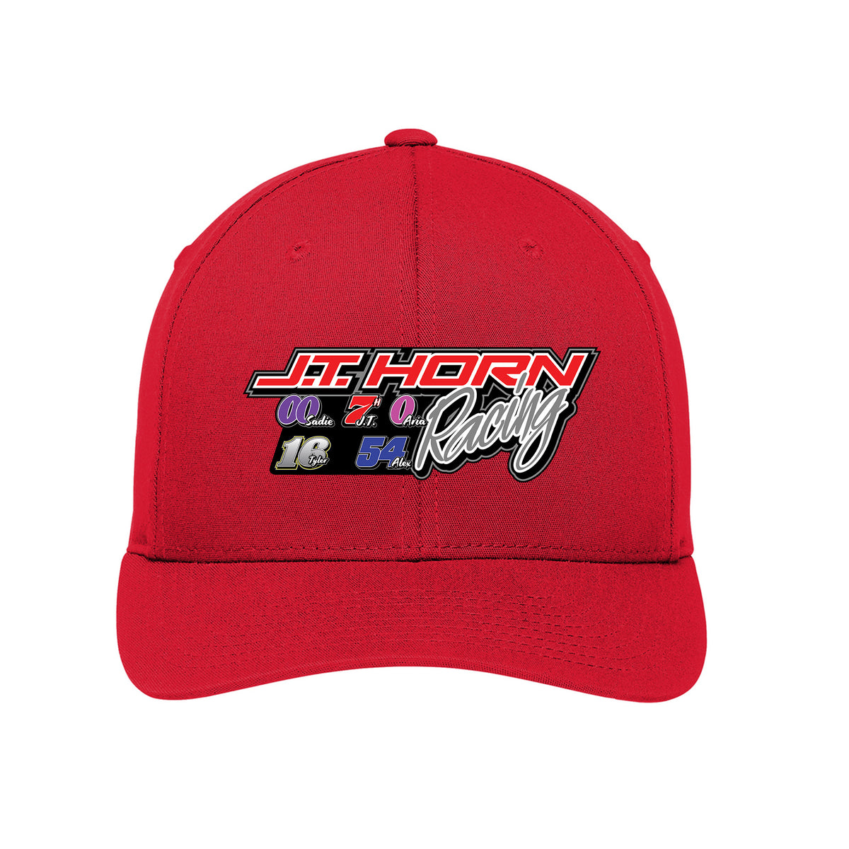 JT Horn Racing Flexfit Flat Cap