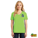 Wolverine Pullers Ladies V-Neck T-Shirt