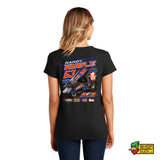 Randy Rubles Family Racing Ladies V-Neck Illustrated T-Shirt