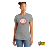 Rubber City Bourbon Society Barrel Ladies T-shirt