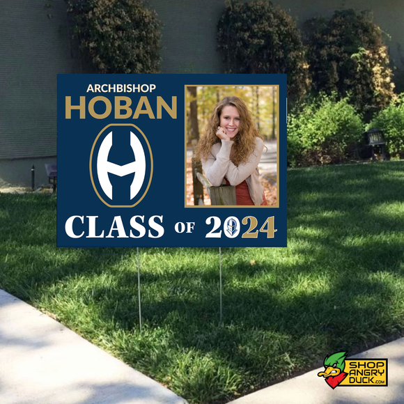 Hoban Senior Yard Sign with Photo