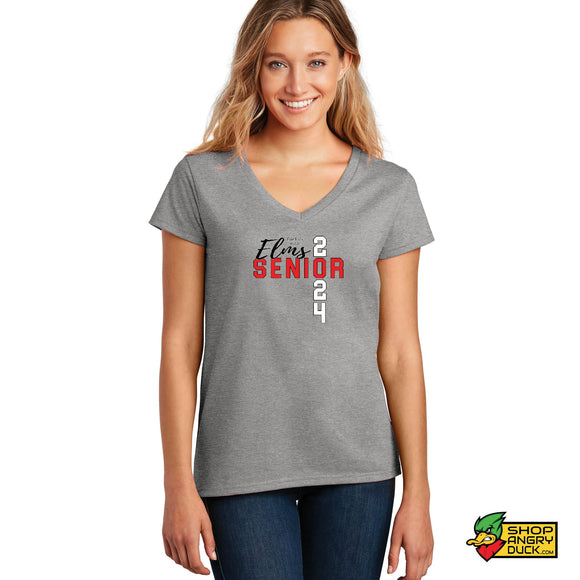 Elms Seniors 2024 Ladies V-Neck T-Shirt