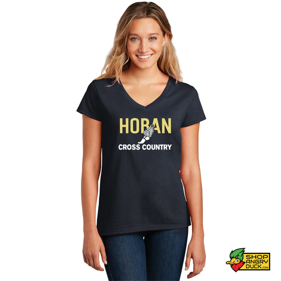 Hoban Cross Country Ladies V-Neck T-Shirt