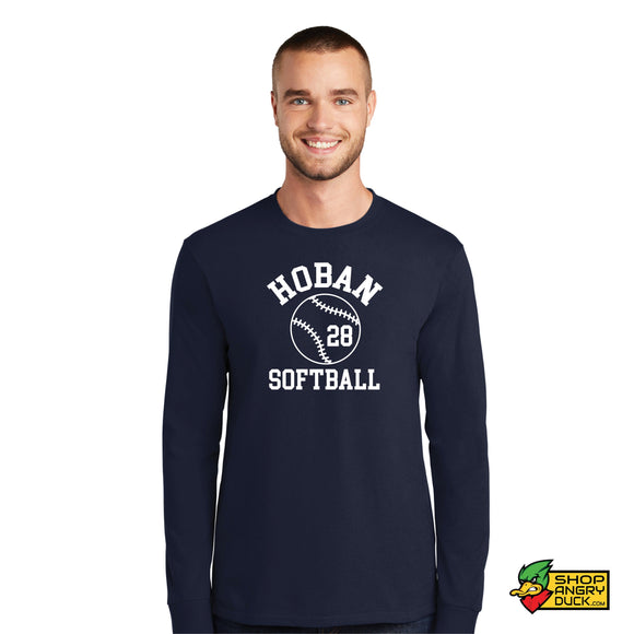 Hoban Softball Personalized # Long Sleeve T-Shirt