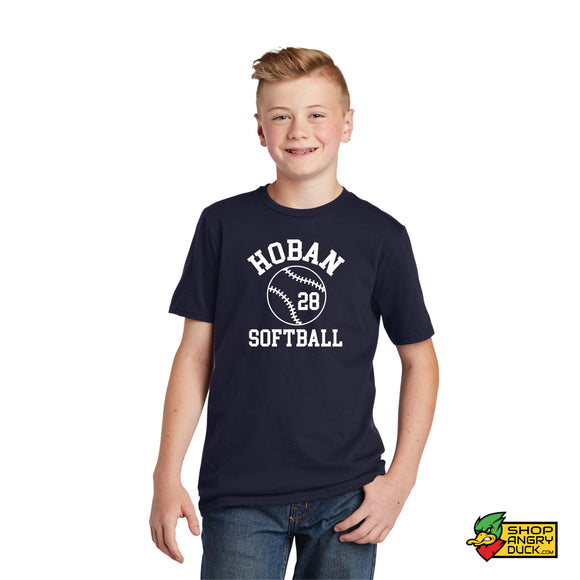 Hoban Softball Personalized # Youth T-Shirt