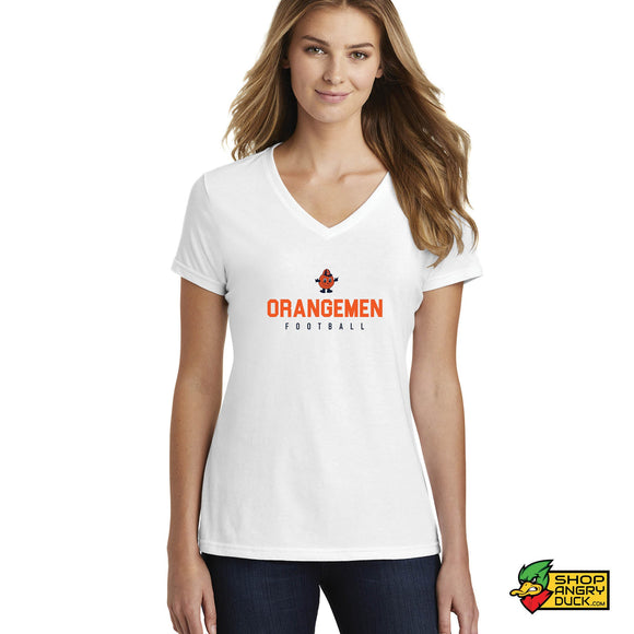 Ellet Orangemen Football Ladies V-Neck T-Shirt
