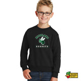 Highland Hornet Logo Youth Crewneck Sweatshirt