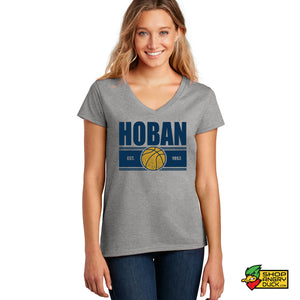 Hoban Basketball Ladies V-Neck T-Shirt