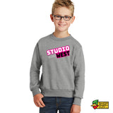 Studio West Logo Youth Crewneck Sweatshirt
