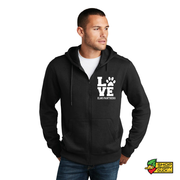 Love Elms Panthers Full Zip Hoodie