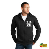 Love Elms Panthers Full Zip Hoodie