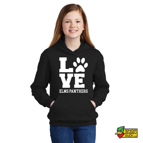 Love Elms Panthers Youth Hoodie