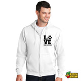 Love Elms Panthers Full Zip Hoodie