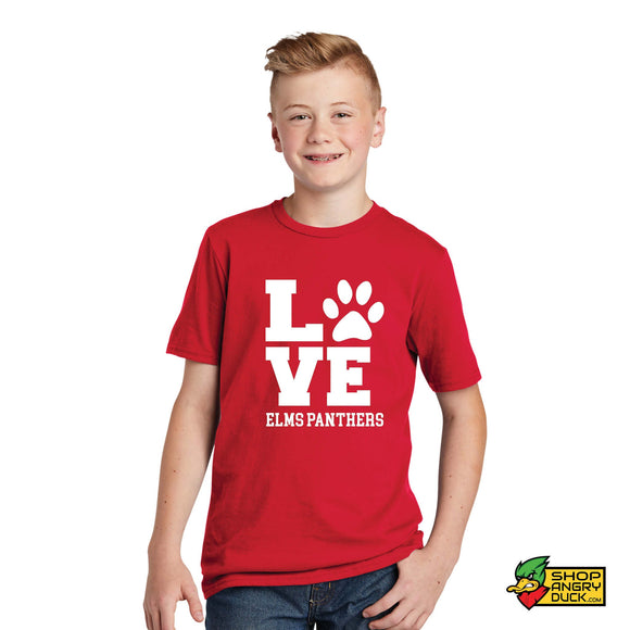 Love Elms Panthers Youth T-Shirt