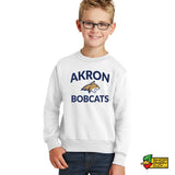 Akron Bobcats Basketball Youth Crewneck Sweatshirt
