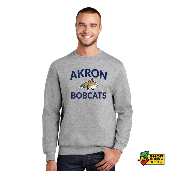 Akron Bobcats Basketball Crewneck Sweatshirt