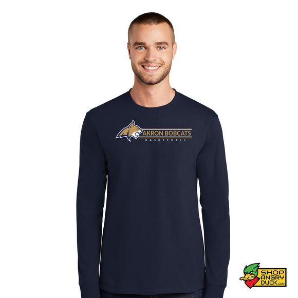 Akron Bobcats Basketball 3 Long Sleeve T-Shirt