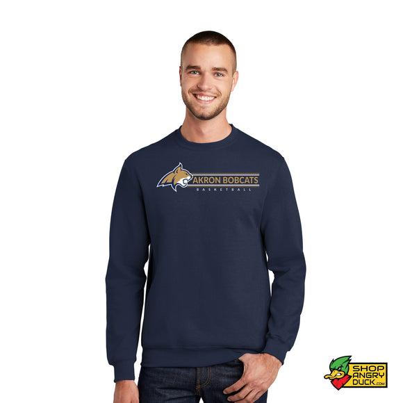 Akron Bobcats Basketball 3 Crewneck Sweatshirt