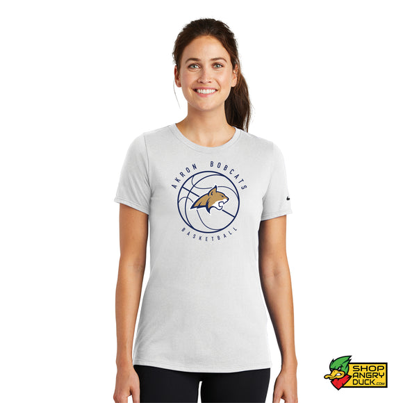 Akron Bobcats Basketball 2024  Nike Ladies Fitted T-shirt