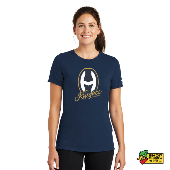 Hoban Cheer H logo Nike Ladies Cotton/Poly T-Shirt