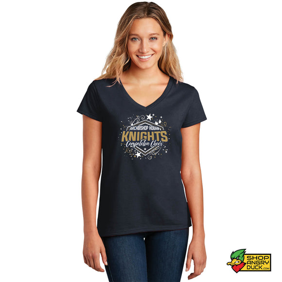 Hoban Cheer State Runners-Up GLITTER Ladies V-Neck T-Shirt