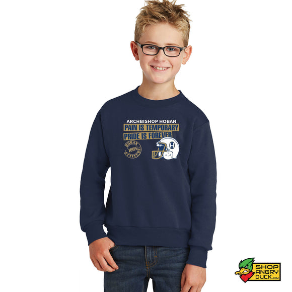 Hoban Football Pain Youth Crewneck Sweatshirt
