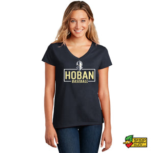 Hoban Baseball Ladies V-Neck T-Shirt 2