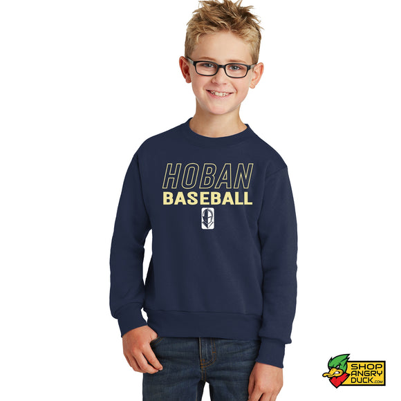 Hoban Baseball Youth Crewneck Sweatshirt 3