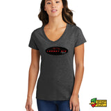 Looney Bin Motorsports Ladies V-Neck T-Shirt