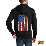 WWPTV Flag Full Zip Hoodie