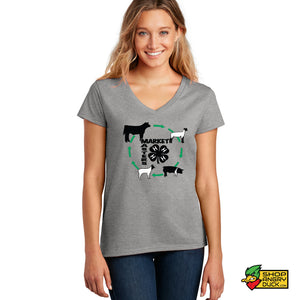 Market Masters 4H Ladies V-Neck T-Shirt