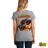 Backdraft Black Ladies V-Neck T-Shirt