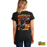 Backdraft Black Ladies V-Neck T-Shirt