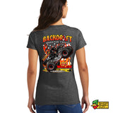 Backdraft Black Ladies V-Neck T-Shirt