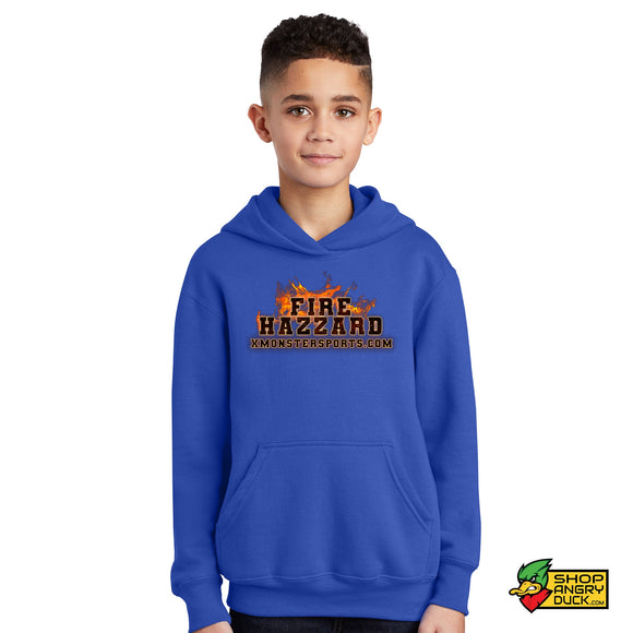 Fire Hazzard Monster Truck Youth Hoodie