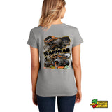 Warhead XL Monster Truck Ladies V-Neck T-Shirt