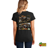 Warhead XL Monster Truck Ladies V-Neck T-Shirt