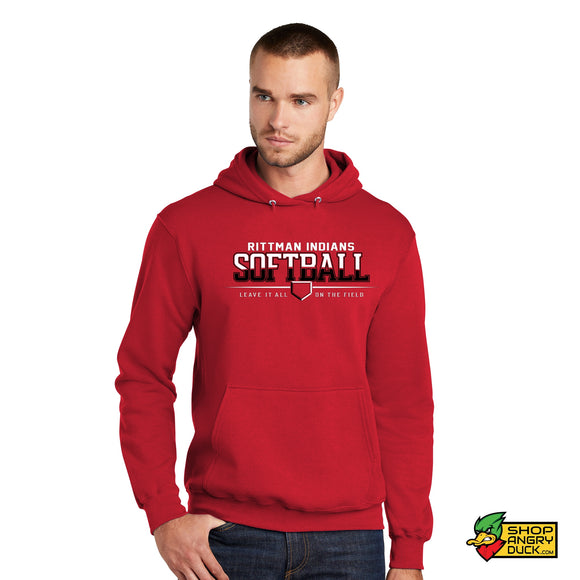 Rittman Indians Softball Hoodie 01