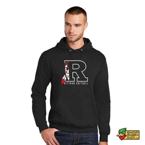 Rittman Indians Softball Hoodie 03