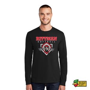 Rittman Indians Softball Long Sleeve T-Shirt 05