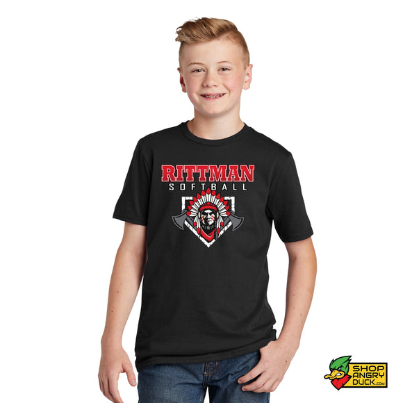 Rittman Indians Softball Youth T-Shirt 05