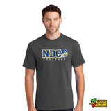Notre Dame College Falcons Softball T-Shirt 001