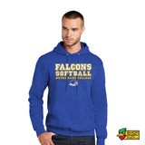 Notre Dame College Falcons Softball Hoodie 004