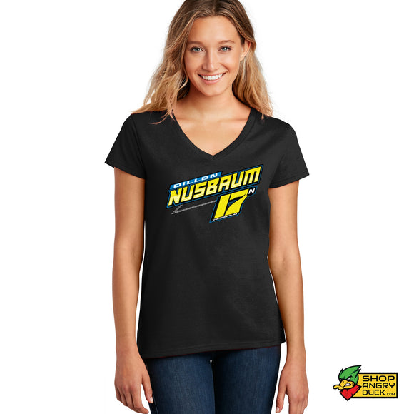 Dillon Nusbaum Racing Ladies V-Neck T-Shirt